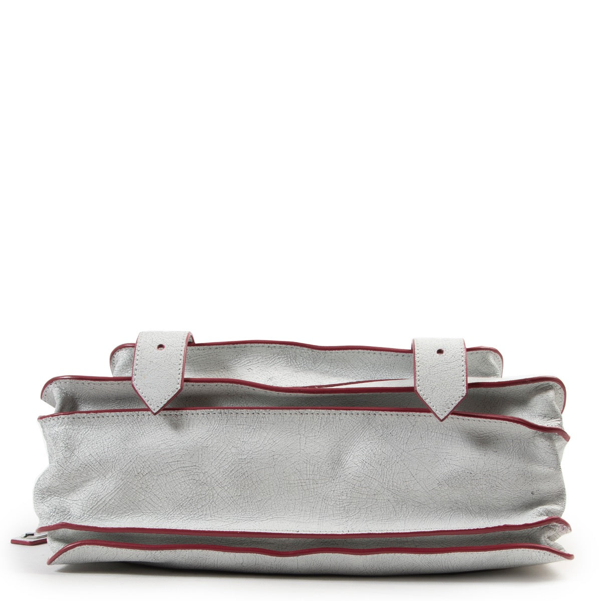 Veilig online kopen van authentieke Proenza Schouler wit Crackle Medium PS1 handtas.