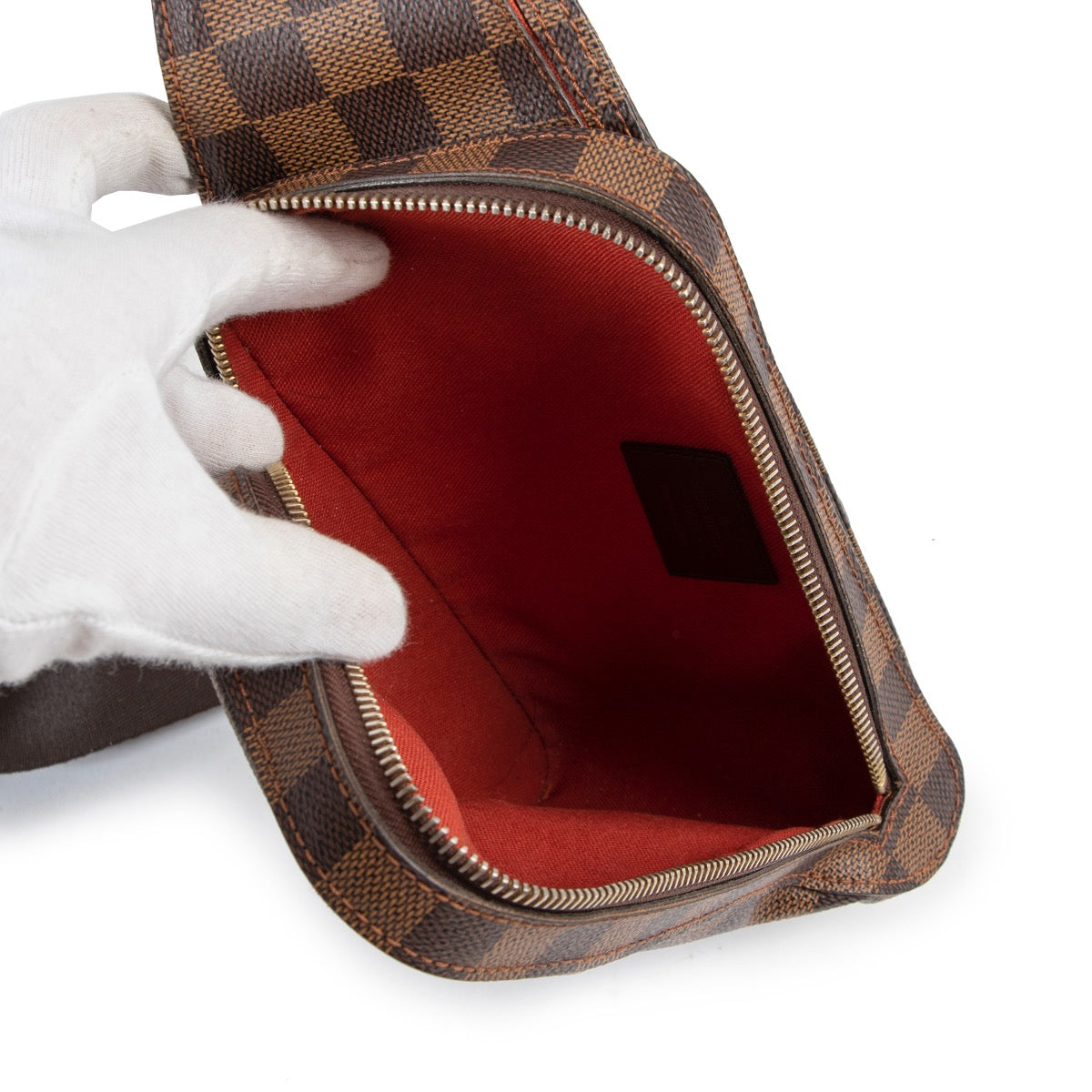 koop online tegen de beste prijs Louis Vuitton Brown Damier Ebene Geronimos Waist Bag