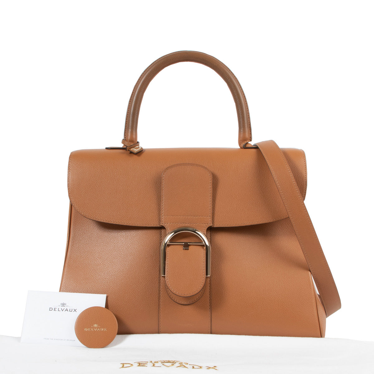 Delvaux Cognac Brillant GM