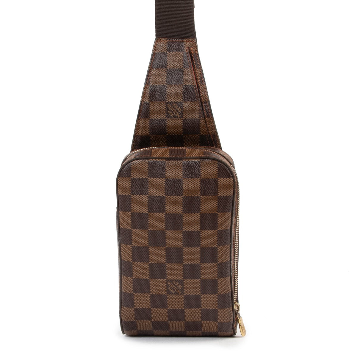 Shop safe online authentic second hand Louis Vuitton Damier Ebene Geronimos Belt Bag.