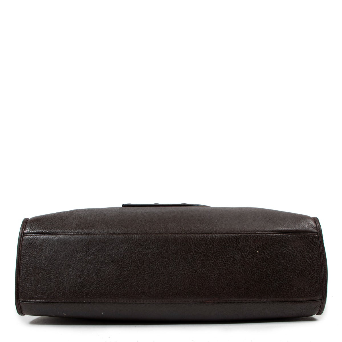 Delvaux bruine leren draagtas