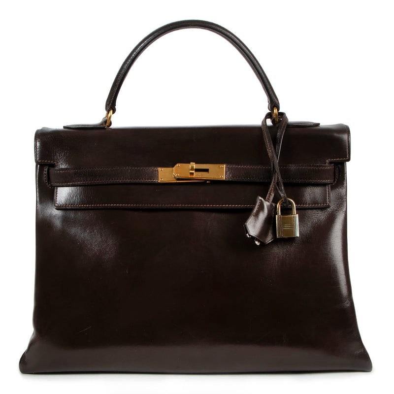 authentic second hand hermes kelly 32 vintage box at labellov.com