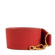Shop an 100% authentic Hermès Red Canvas Bag Strap 50mm on Labellov.com