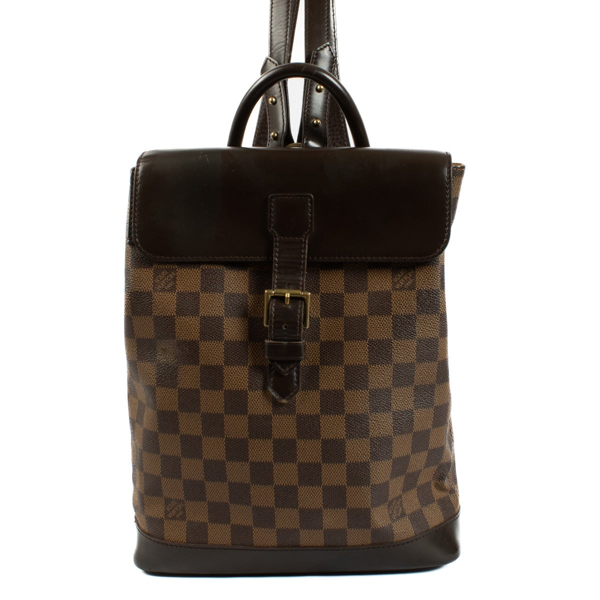 Shop 100% authentic secondhand Louis Vuitton Damier Ebene Soho Backpack on Labellov.com