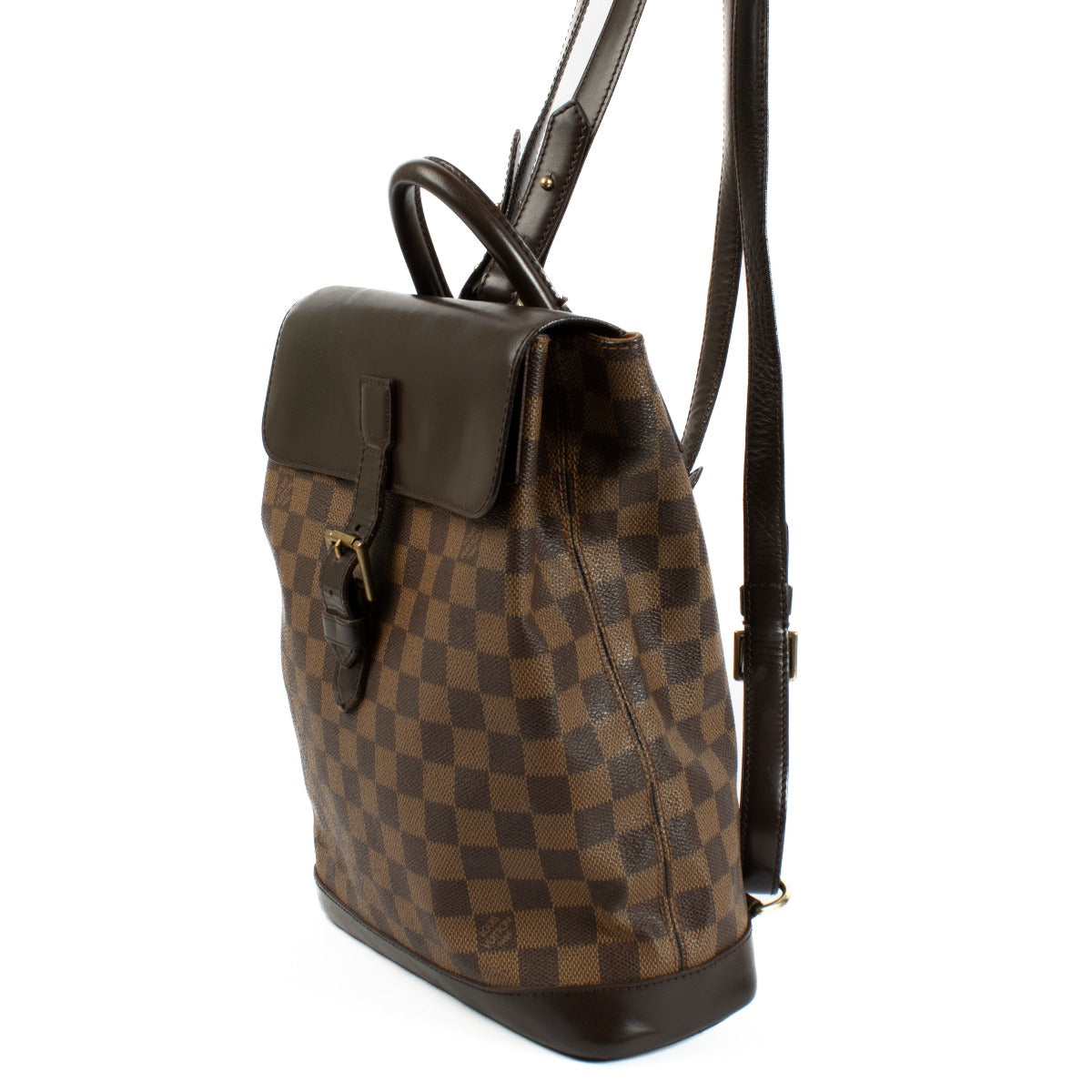 Shop 100% authentic secondhand Louis Vuitton Damier Ebene Soho Backpack on Labellov.com