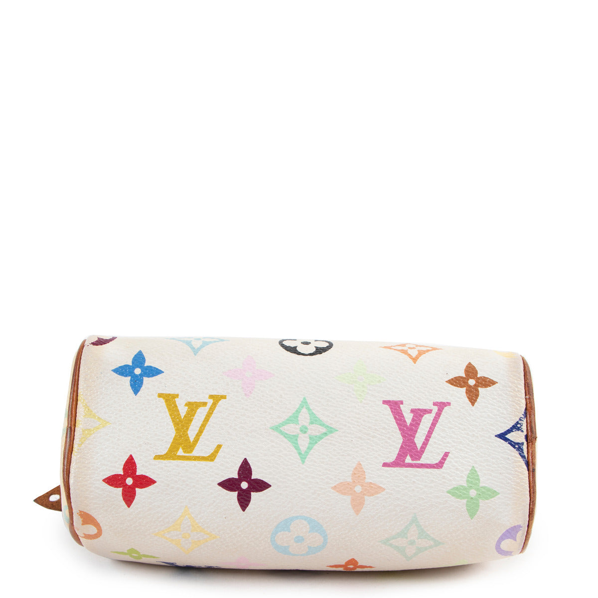 Louis Vuitton White Monogram Multicolore Mini HL Nano Speedy