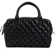 Buy and sell authentic vintage second hand Balenciaga Black Leather Quilted Plombe Handbag at Labellov for the best price.