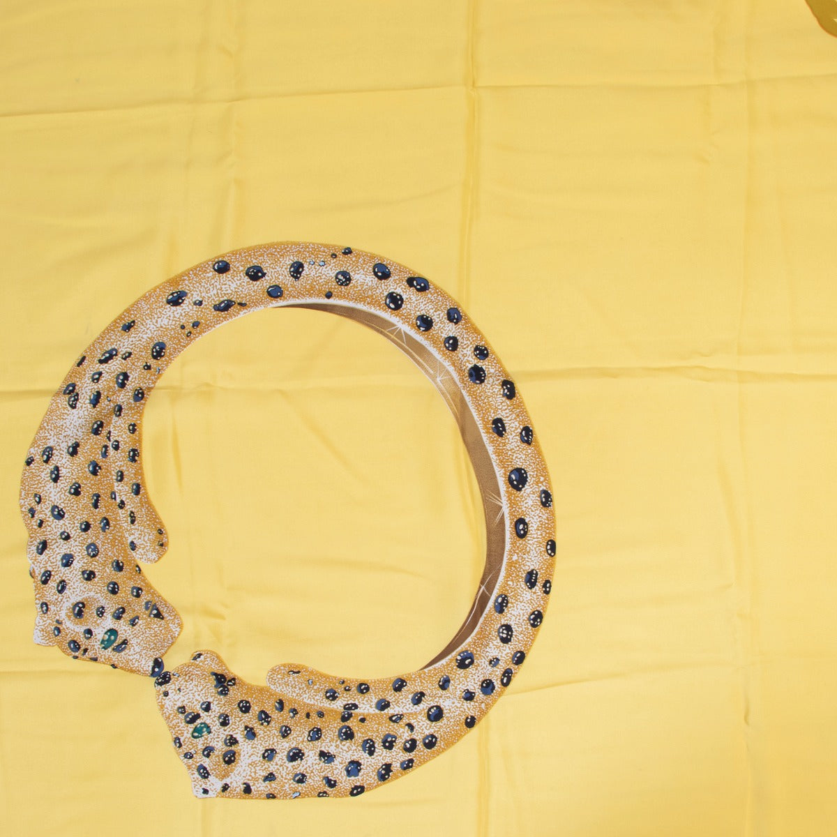 Vintage Must De Cartier Yellow Scarf