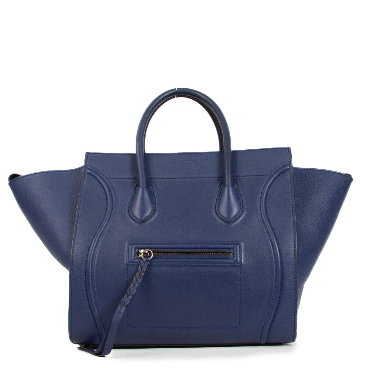 Celine Blauwe Medium Luggage Phantom Tas
