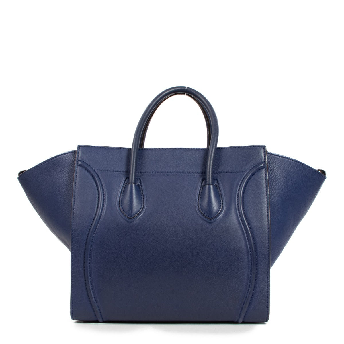 Celine Blauwe Medium Luggage Phantom Tas