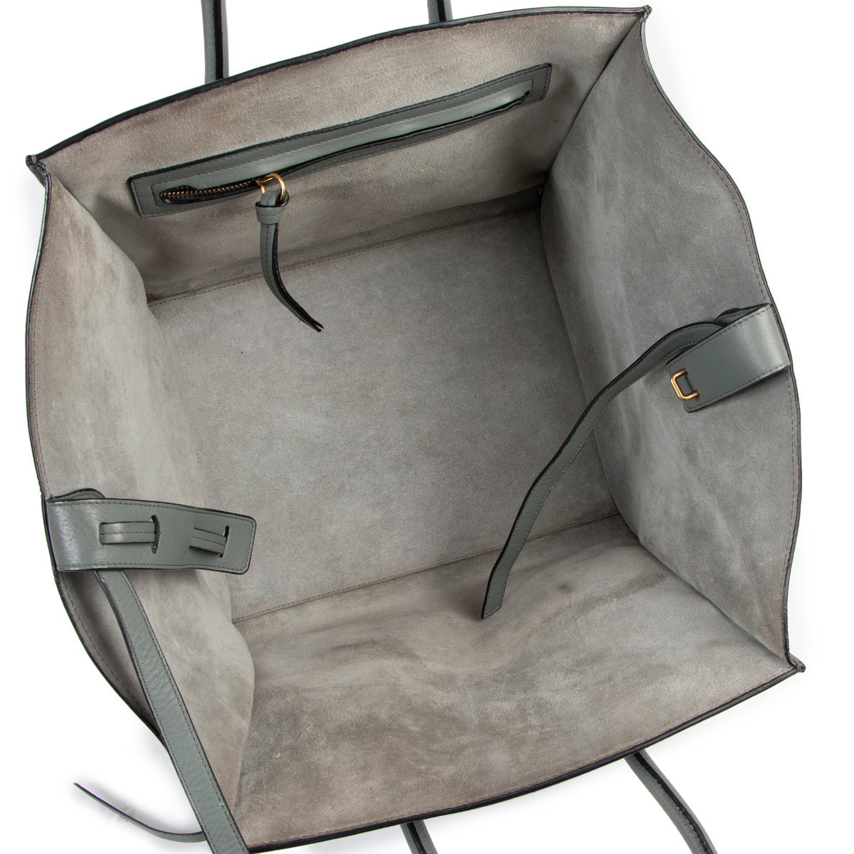 Celine Teal Luggage Phantom Medium Tote Bag