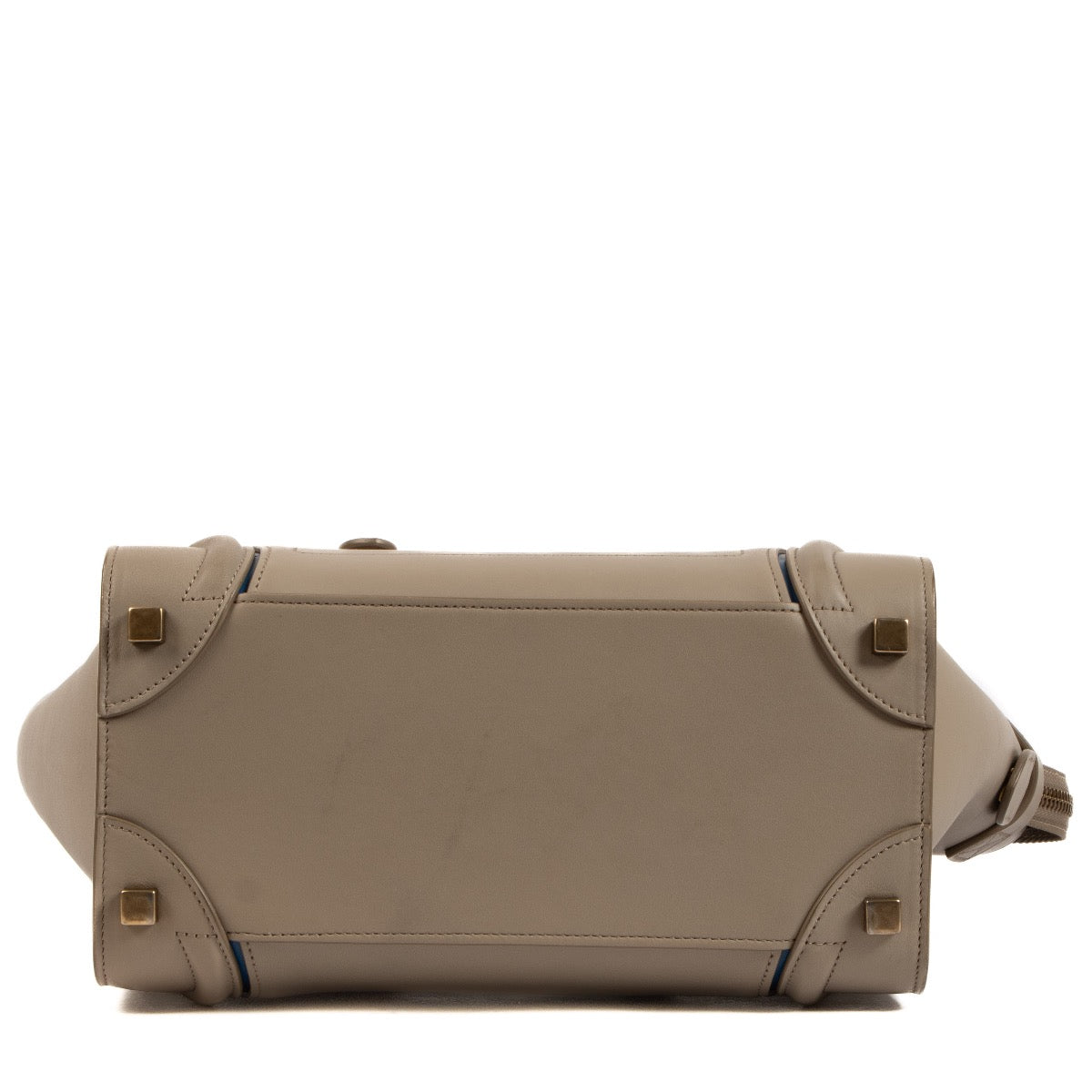 Celine Light Taupe Kalfsleder Micro Luggage Handtas