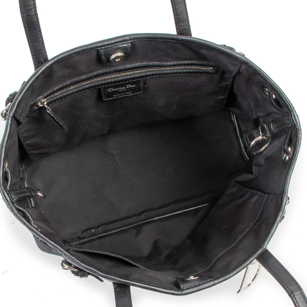 Christian Dior Black Panarea Medium Tote Bag