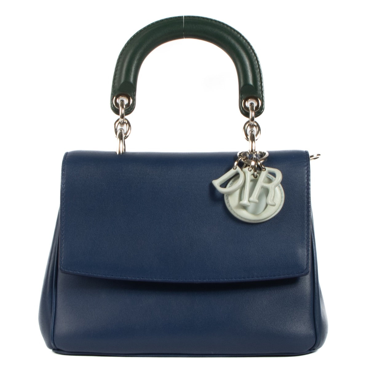Buy online authentic second hand Christian Dior Blue Small Be Dior Handbag in very good condition at Labellov in Antwerp