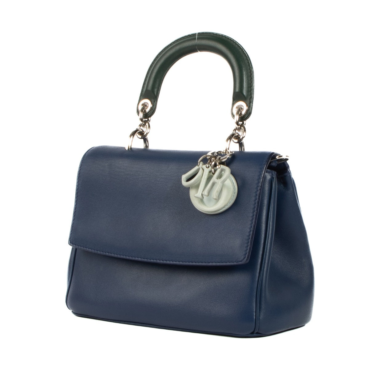 Buy online authentic second hand Christian Dior Blue Small Be Dior Handbag in very good condition at Labellov in Antwerp