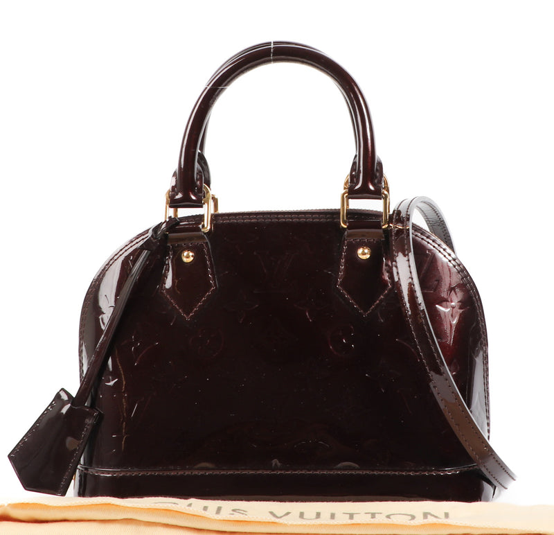 Louis Vuitton Vernis Monogram Alma Amarante PM