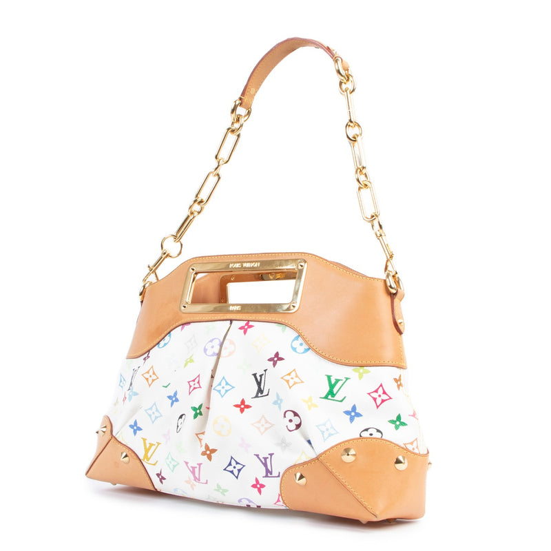Louis Vuitton Judy MM White Monogram Multicolore