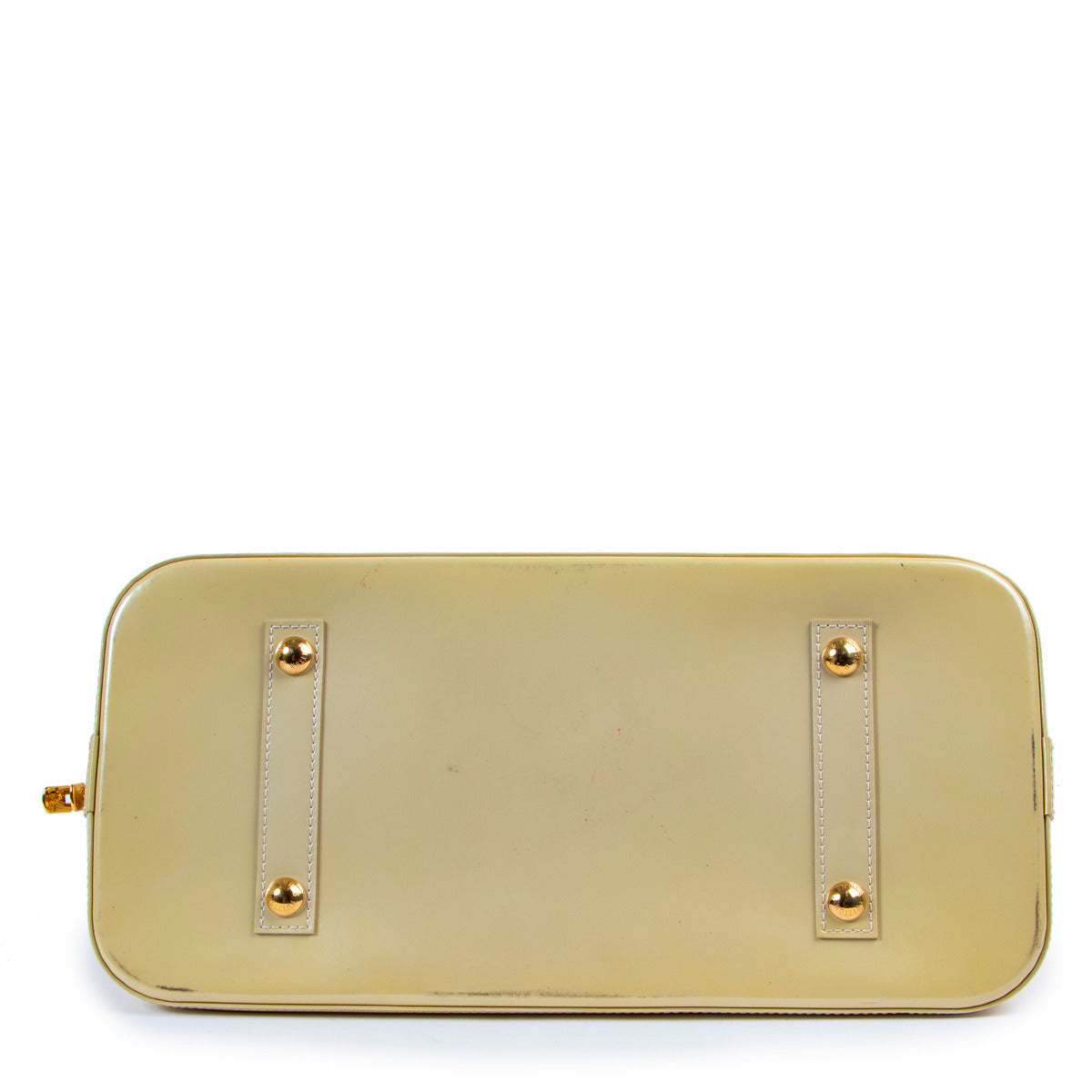 Louis Vuitton Alma Vernis GM Blanc Corail