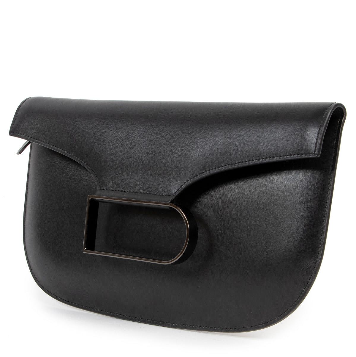 Pochette Delvaux Double Je 2-en-1 noire