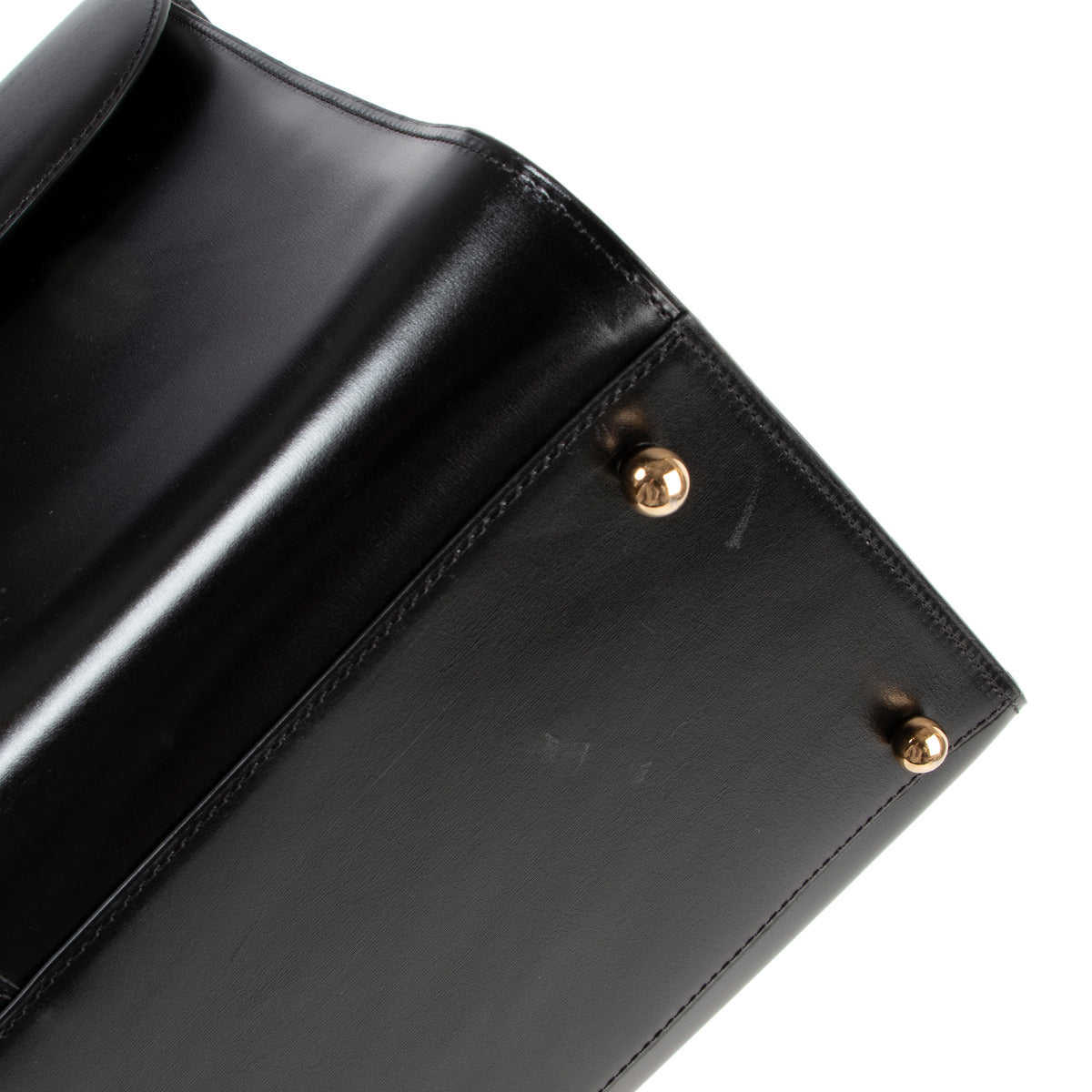 Delvaux Brillant GM Black Boxcalf Purple Python Flap
