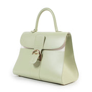Delvaux Pistache Green Colorblock Brillant GM