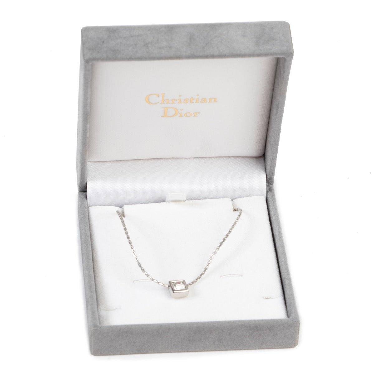 Christian Dior Silver Necklace shop safe online Christian Dior Silver Necklace. acheter en ligne seconde main