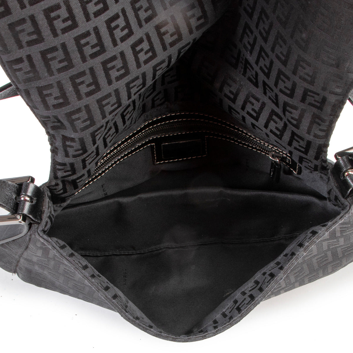 Fendi Black Monogram Mama Zucca Shoulder Bag