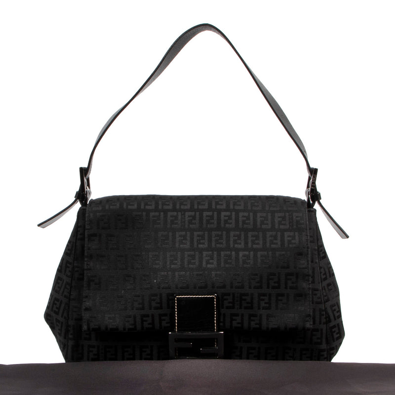Fendi Black Monogram Mama Zucca Shoulder Bag