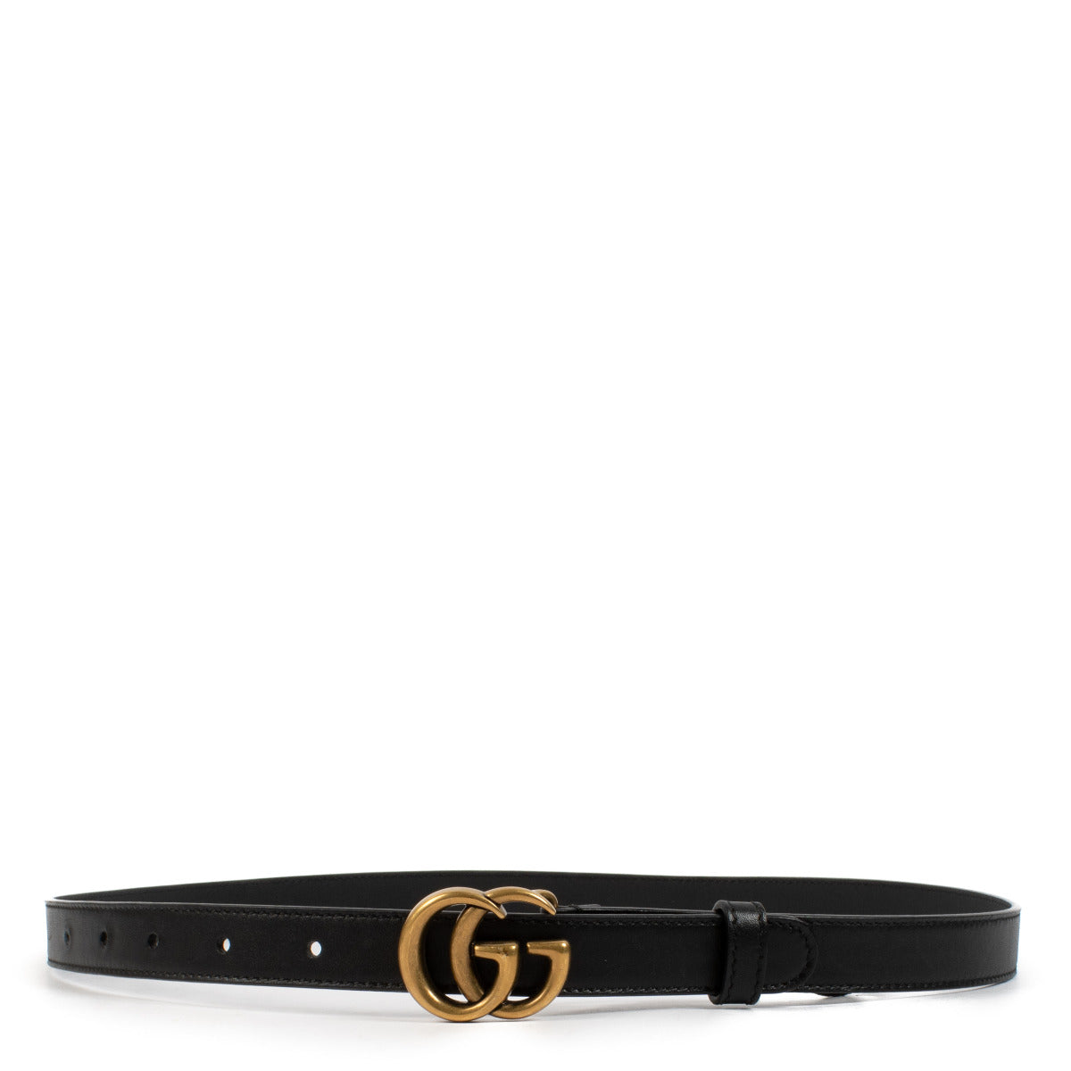 Ceinture Gucci Slim GG Marmont noire - taille 80