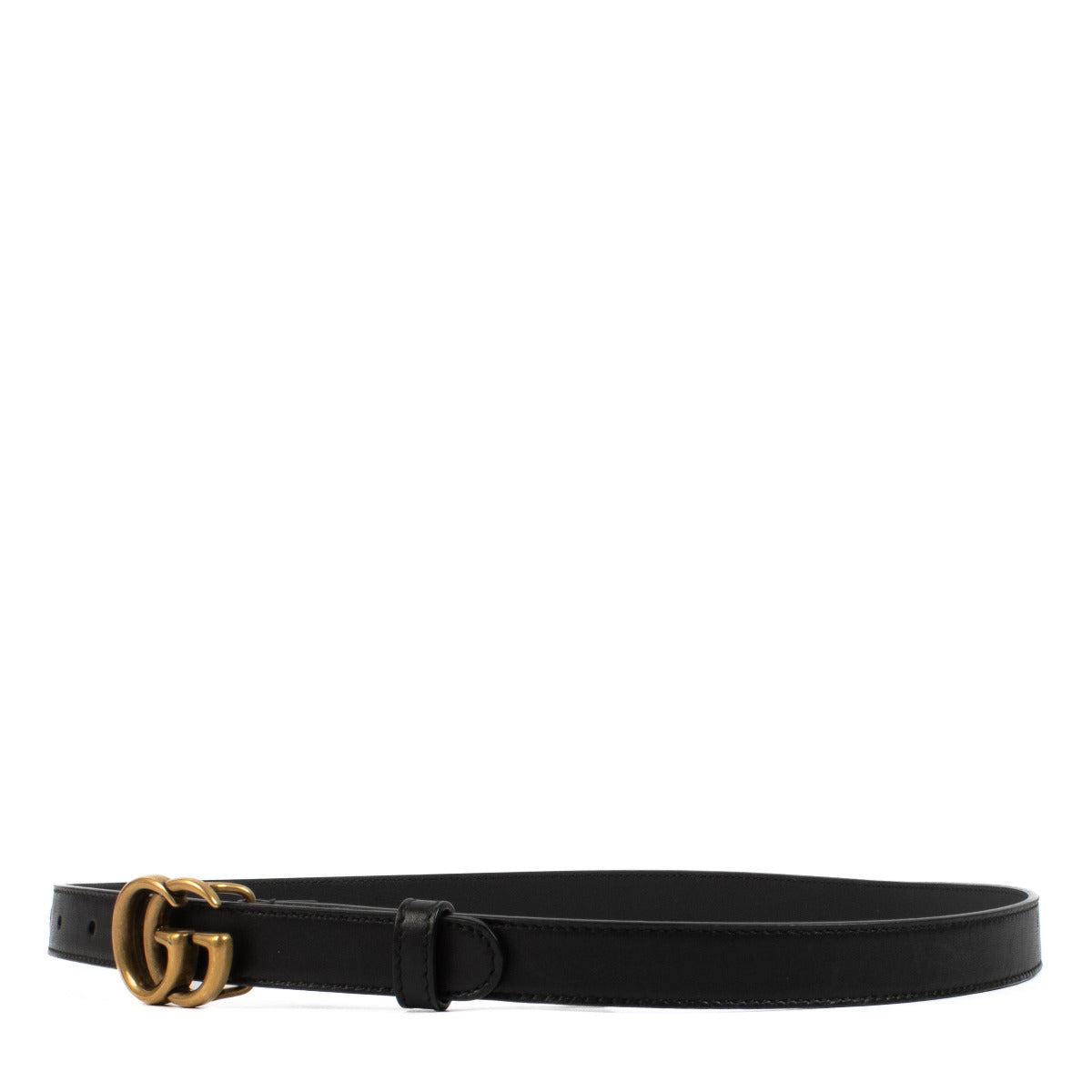 Ceinture Gucci Slim GG Marmont noire - taille 80