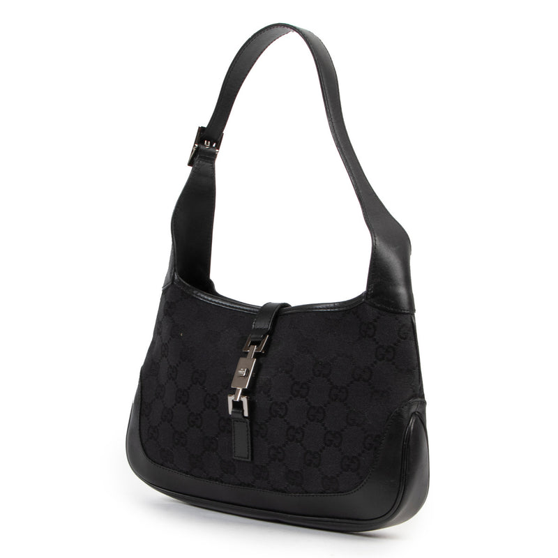 Gucci Black Jackie Monogram Shoulderbag
