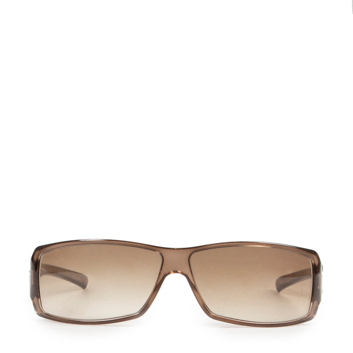 shop safe online Gucci Brown Small Retro Sunglasses