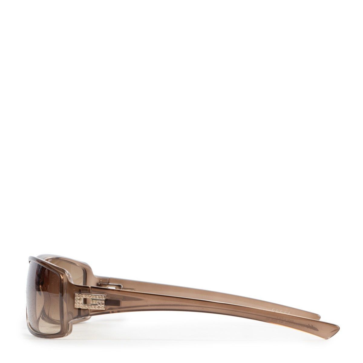 koop veilig online Gucci Brown Small Retro Sunglasses