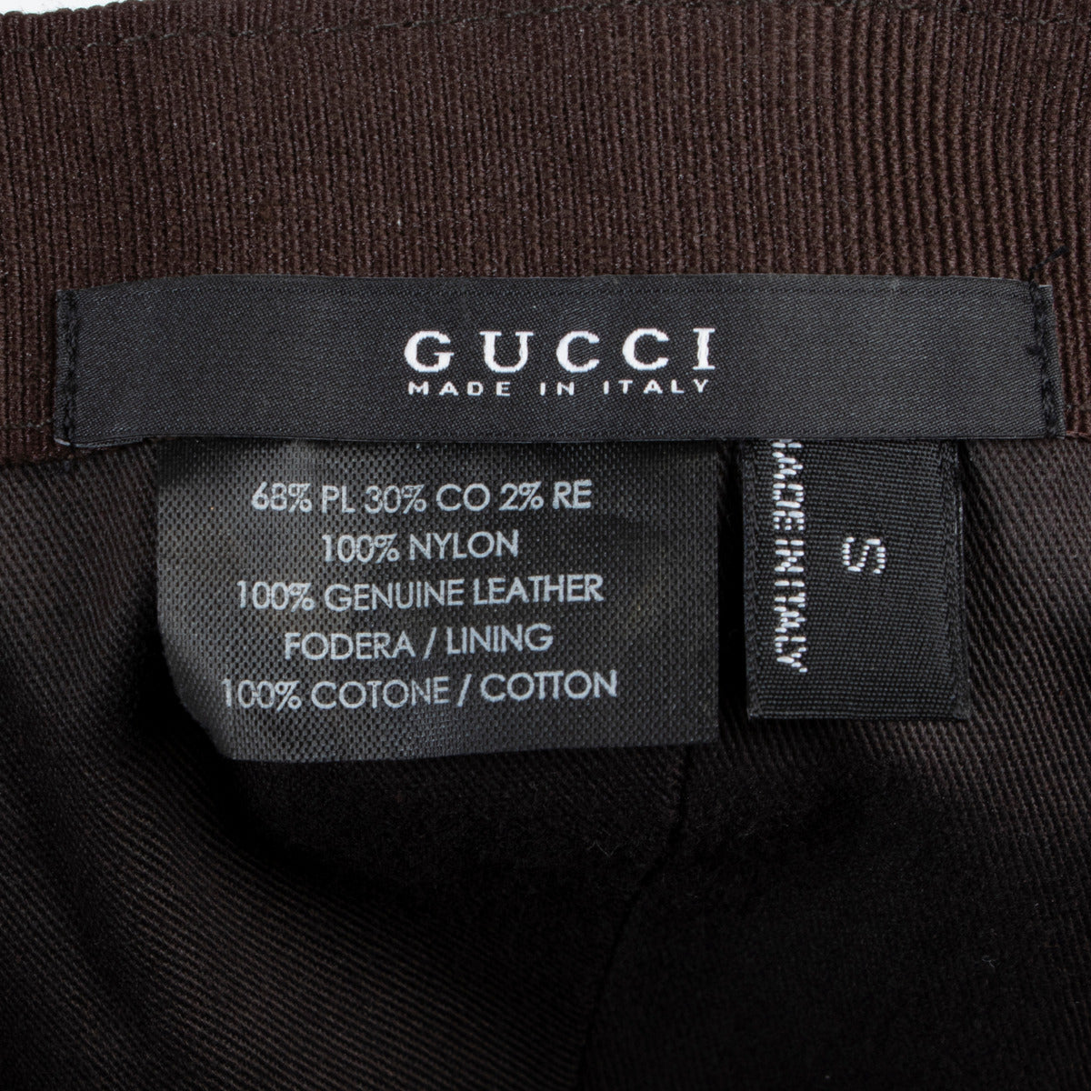 Gucci Monogram Canvas Cap - S