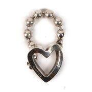 shop 100% authentic second hand Gucci Silver Heart Ring - Size 51 on Labellov.com