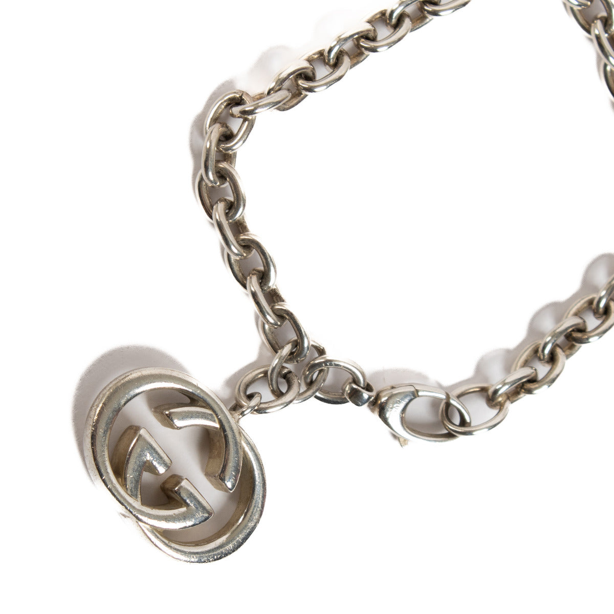 Bracelet GG en métal argenté Gucci