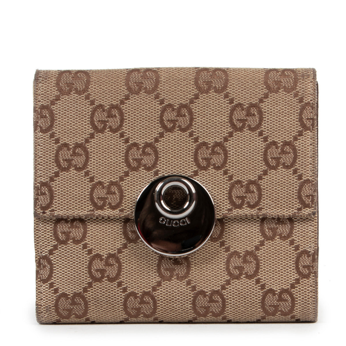 Gucci Monogram Vierkante Portemonnee