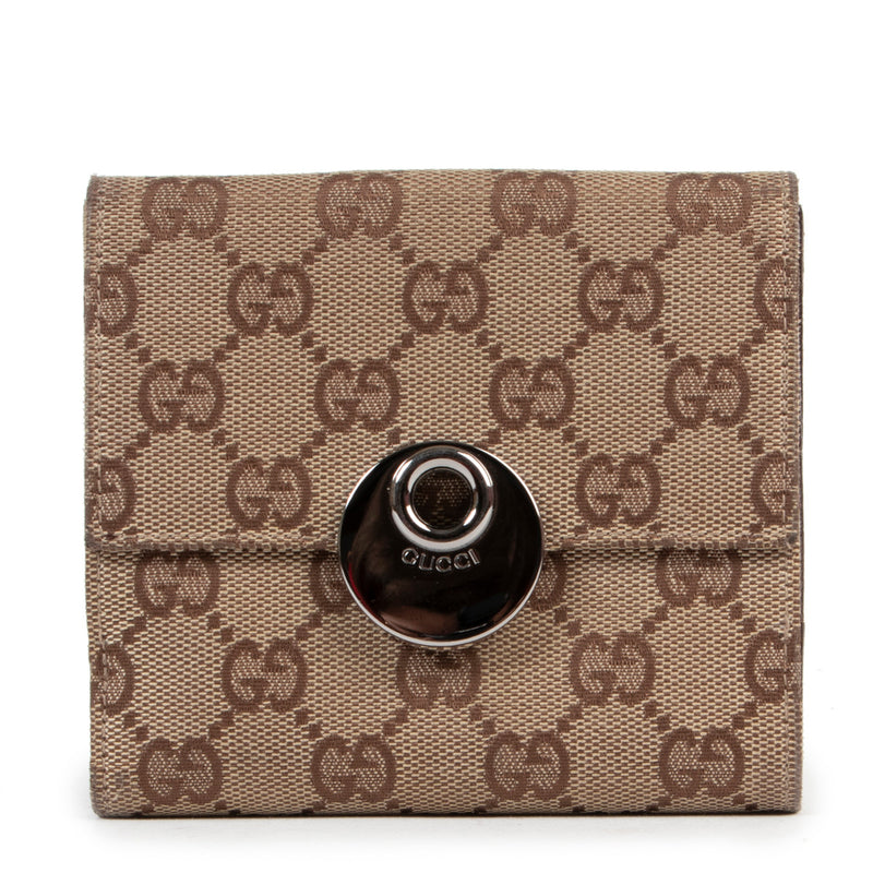 Gucci Monogram Vierkante Portemonnee