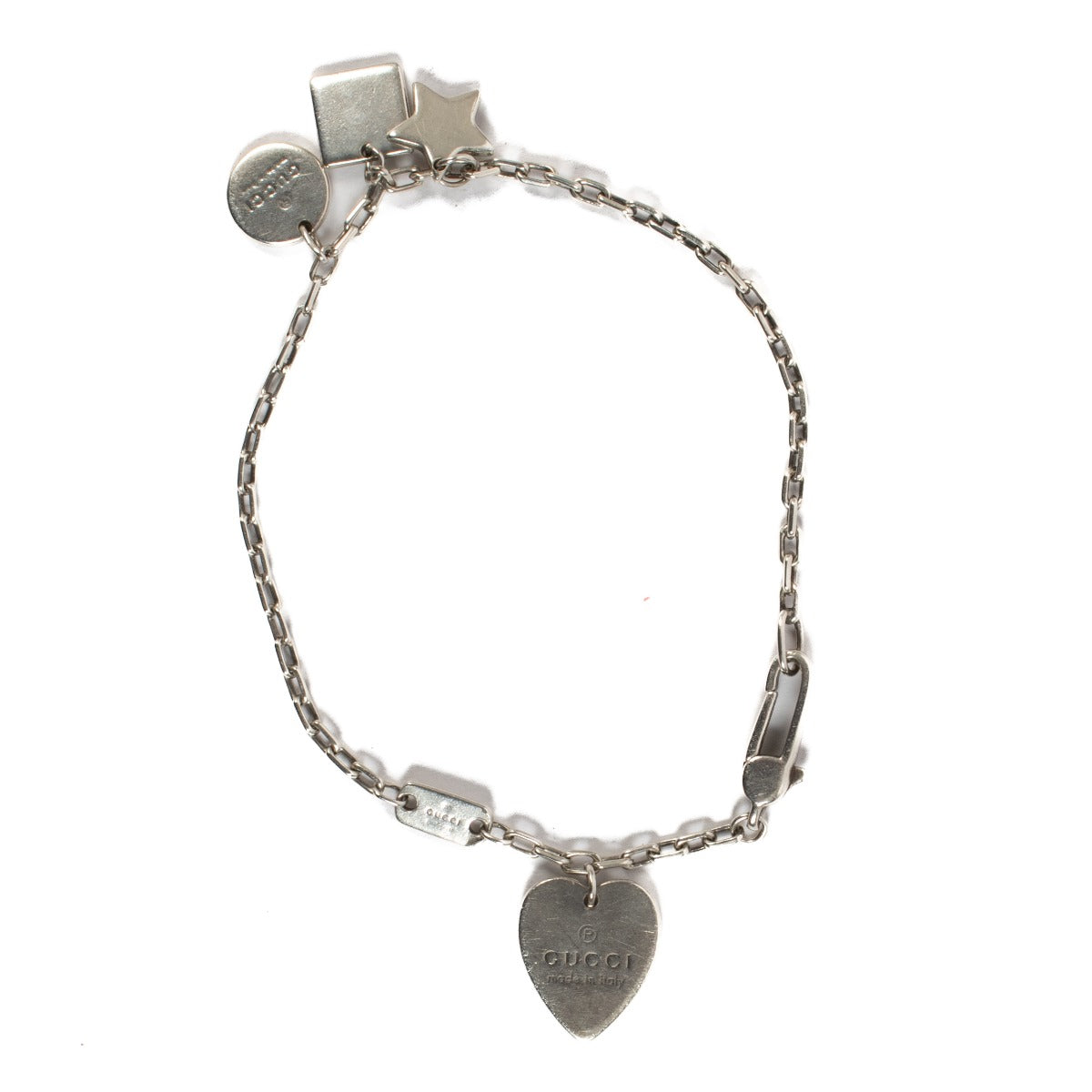 Gucci Sterling Zilveren Bedelarmband