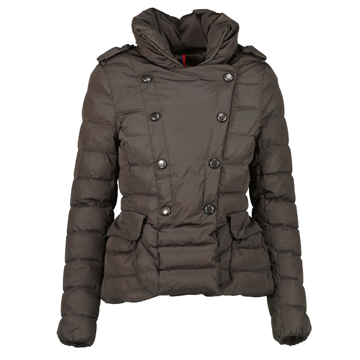 Moncler Brown Rosean Padded Down Jacket - Size 0