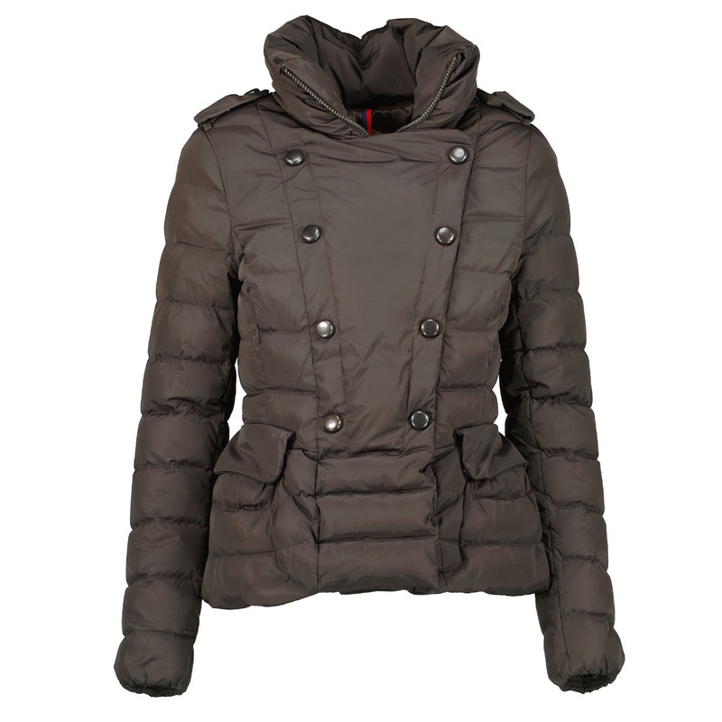 Moncler Brown Rosean Padded Down Jacket - Size 0
