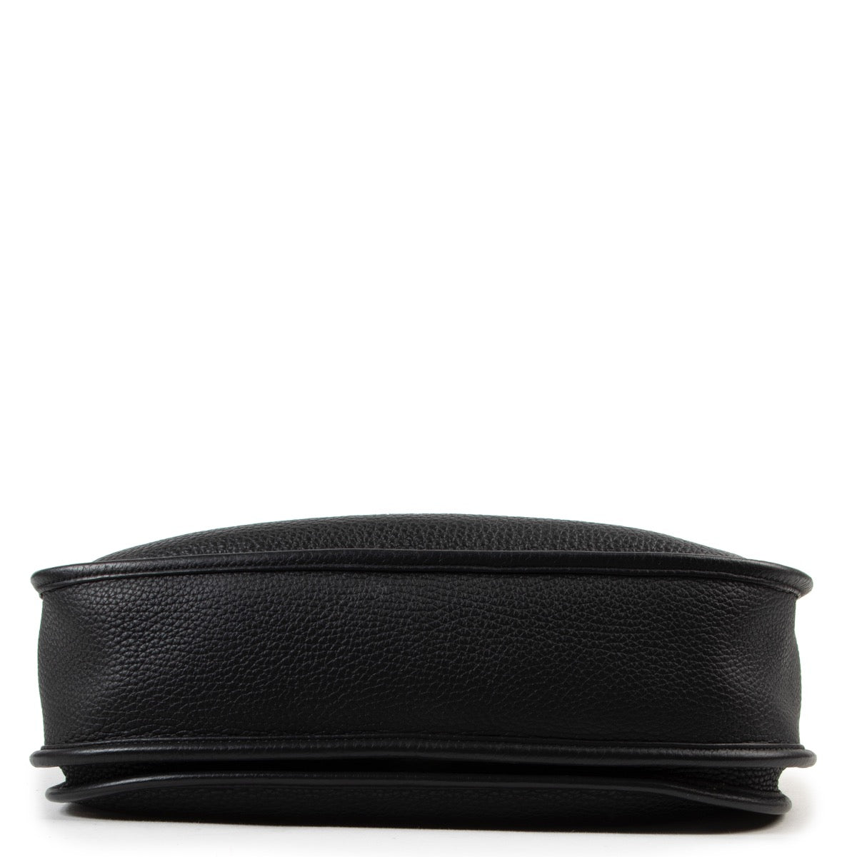 shop safe online secondhand Hermès Evelyne Black Clemence Taurillon PM