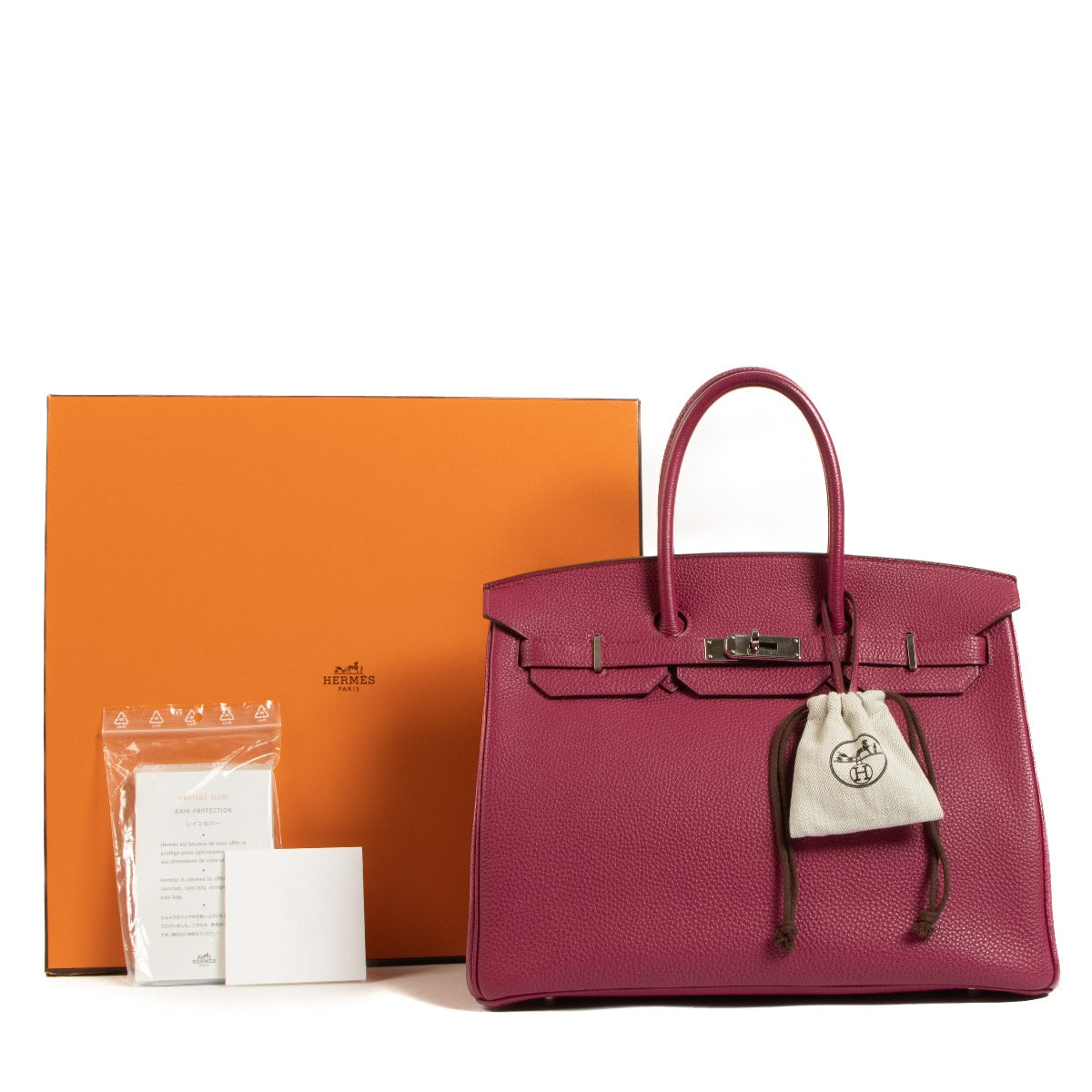 Hermès Birkin 35 Rose Tosca Pink Togo