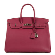 Hermès 2011 Birkin 35 Tosca Togo Palladium Hardware