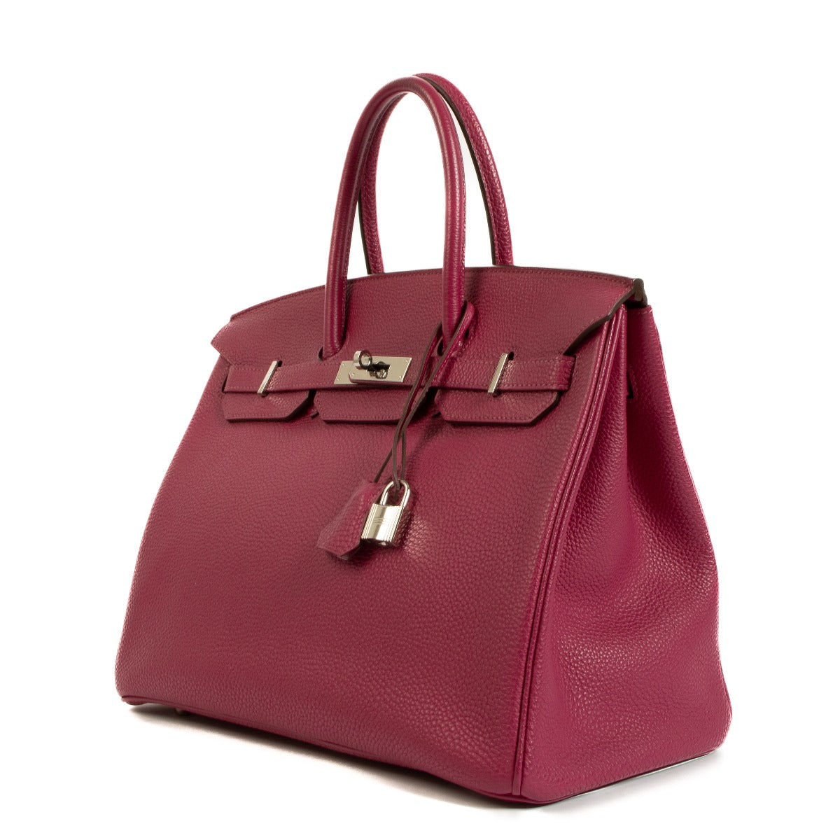 Buy authentic second hand pre-owned Hermès Birkin 35 Fuchsia Tosca Togo on www.labellov.com
