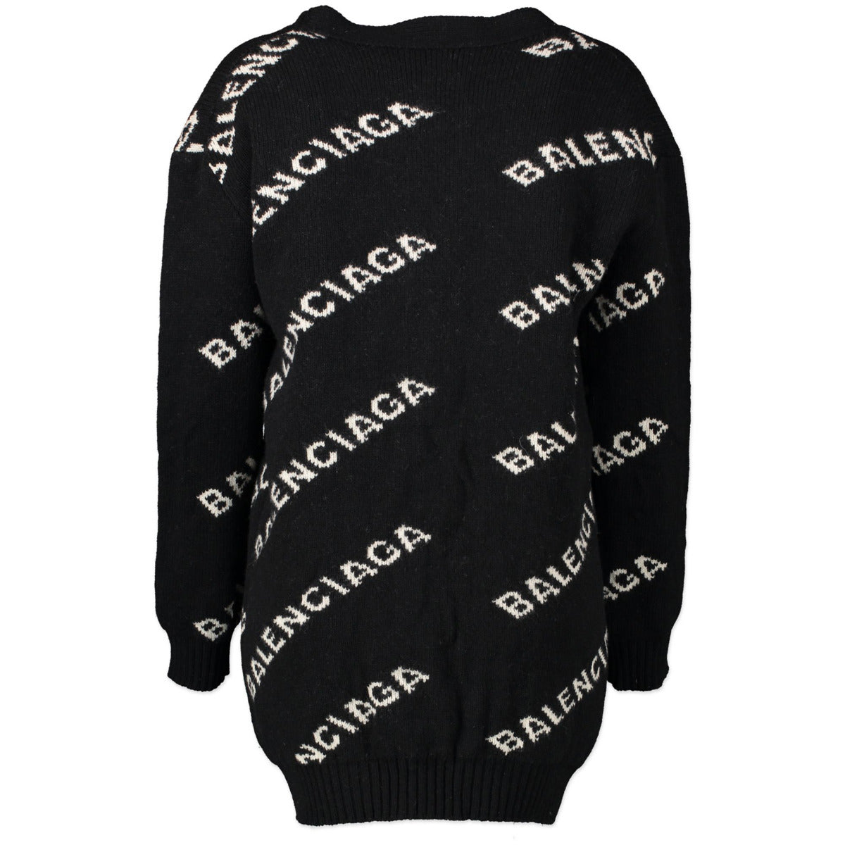 Balenciaga Black Logo Cardigan - size 36 – Labellov