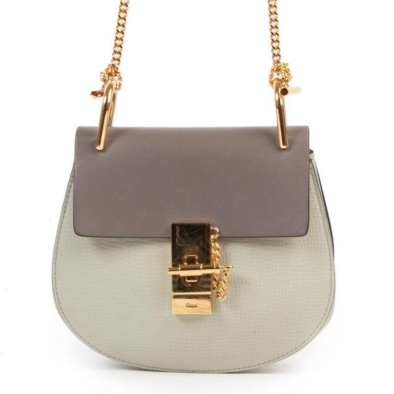 Koop Chloé Green Small Drew Shoulder Bag online op een veilige manier.