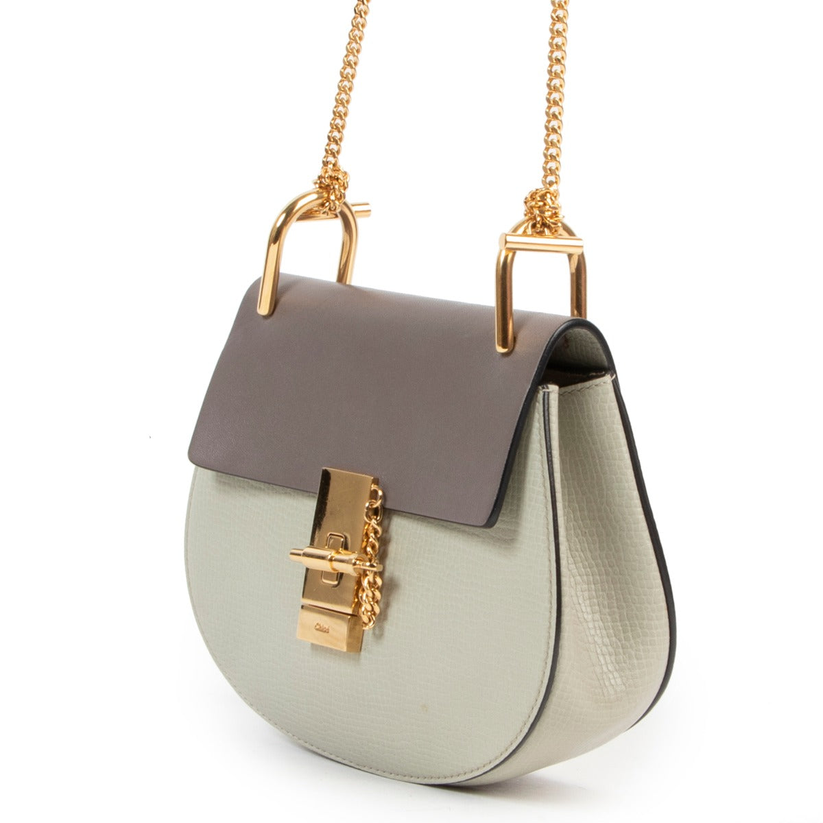 Buy Chloé Green Small Drew Shoulder Bag online in a safe way.