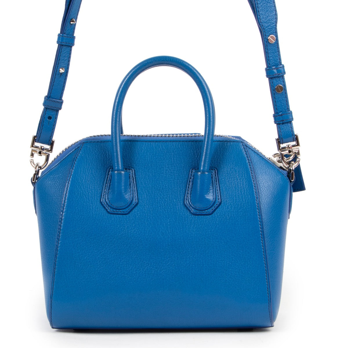 koop veilig online tegen de beste prijs Givenchy Mini Patrol Blue Antigona