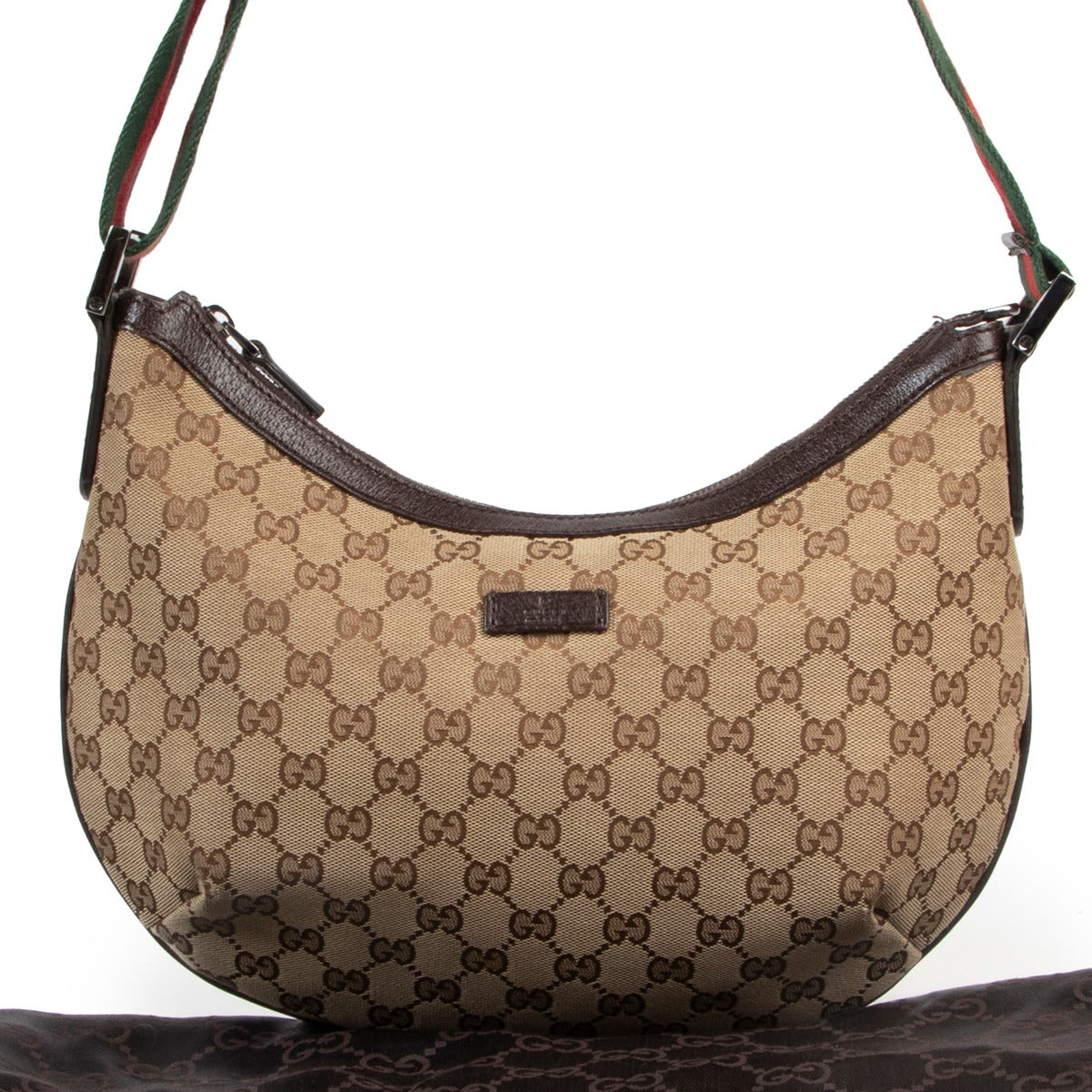 Achetez en toute sécurité en ligne Authentique Gucci Canvas Web Crossbody Bag